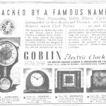Goblin Clock Advert 1939